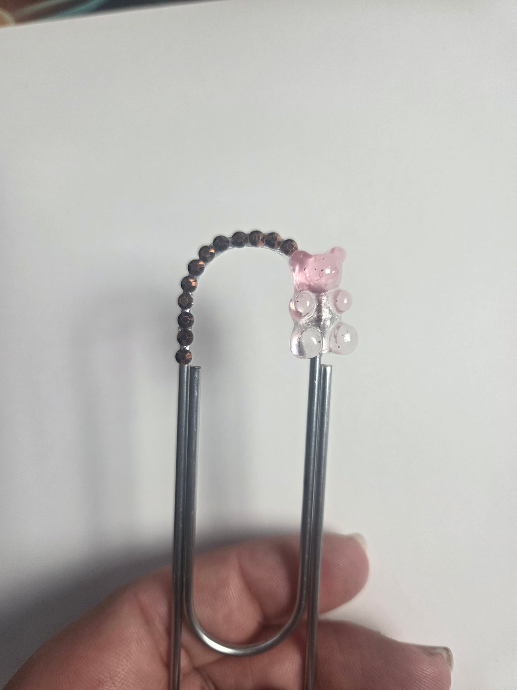 ✨ Gummy Bear Beaded Paperclip Bookmark ✨