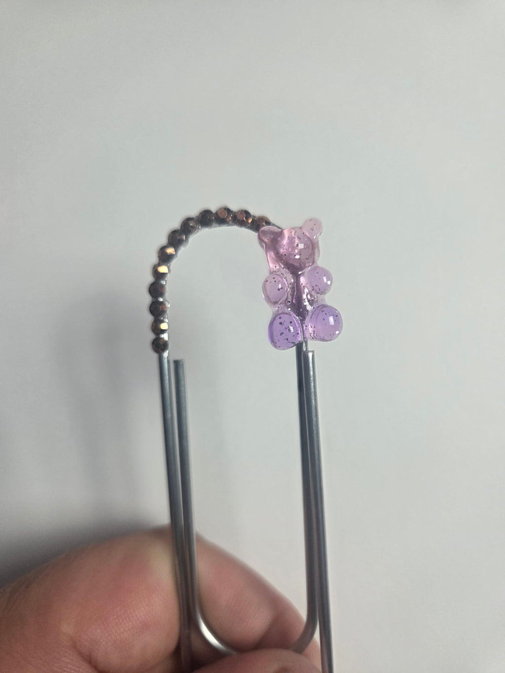 ✨ Gummy Bear Beaded Paperclip Bookmark ✨