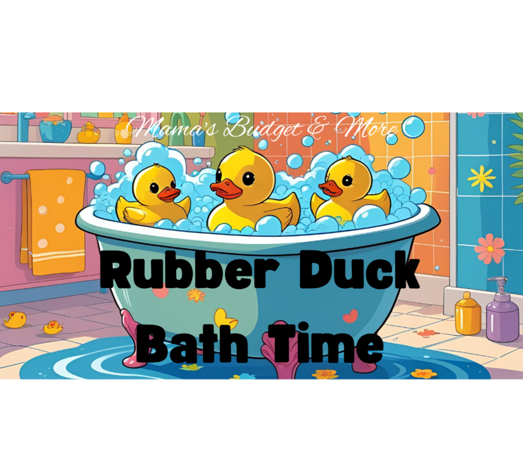 Rubber Duck Bath Time Savings Game